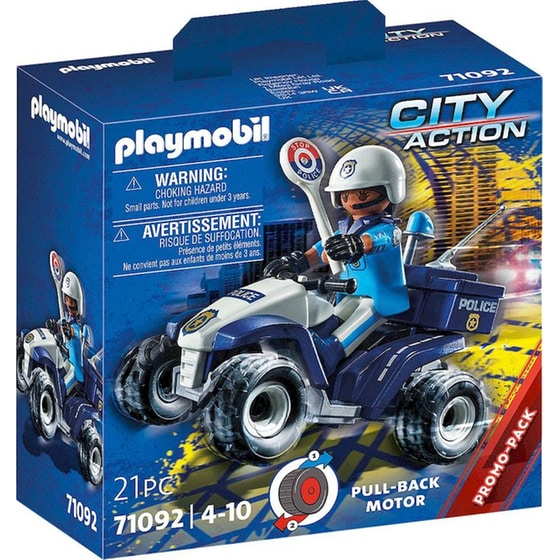 PLAYMOBIL® City Action Αστυνομικός με γουρούνα 4x4 (71092) image 0