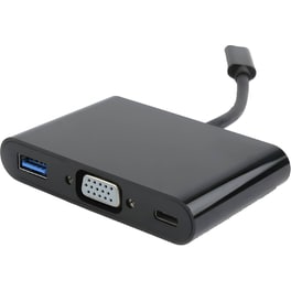 Docking Station Cablexpert A-CM-VGA3in1-01 3-Port USB 3.1 συμβατό με USB-C