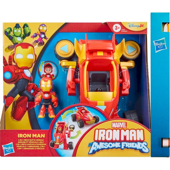 Παιχνιδολαμπάδα Hasbro Φιγούρα Marvel Iron Man & his Awesome Friends 2 σε 1 - 1 Τμχ Τυχαία Επιλογή (G12585) image 0