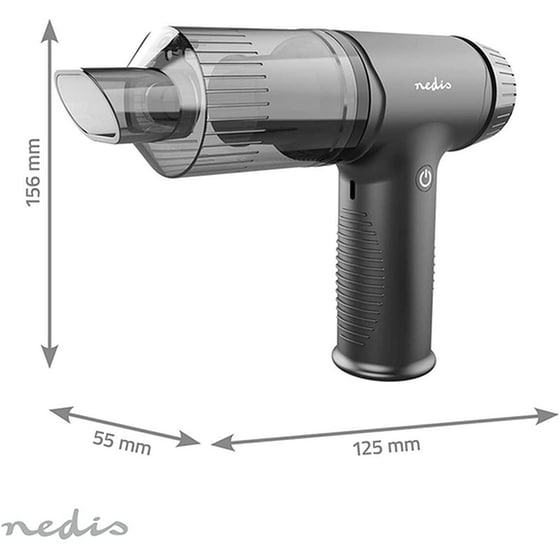 NEDIS VCHHR100BK 90 W 0.15 L Γκρι Σκουπάκι Χειρός image 6