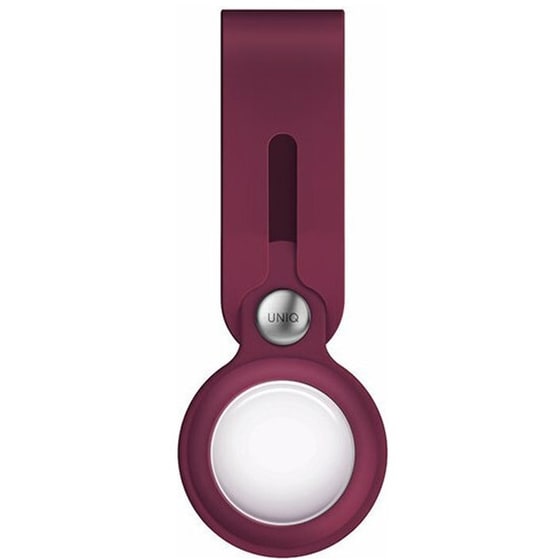 Θήκη Μπρελόκ Uniq Vencer Silicon Loop για Apple AirTag - Maroon image 0