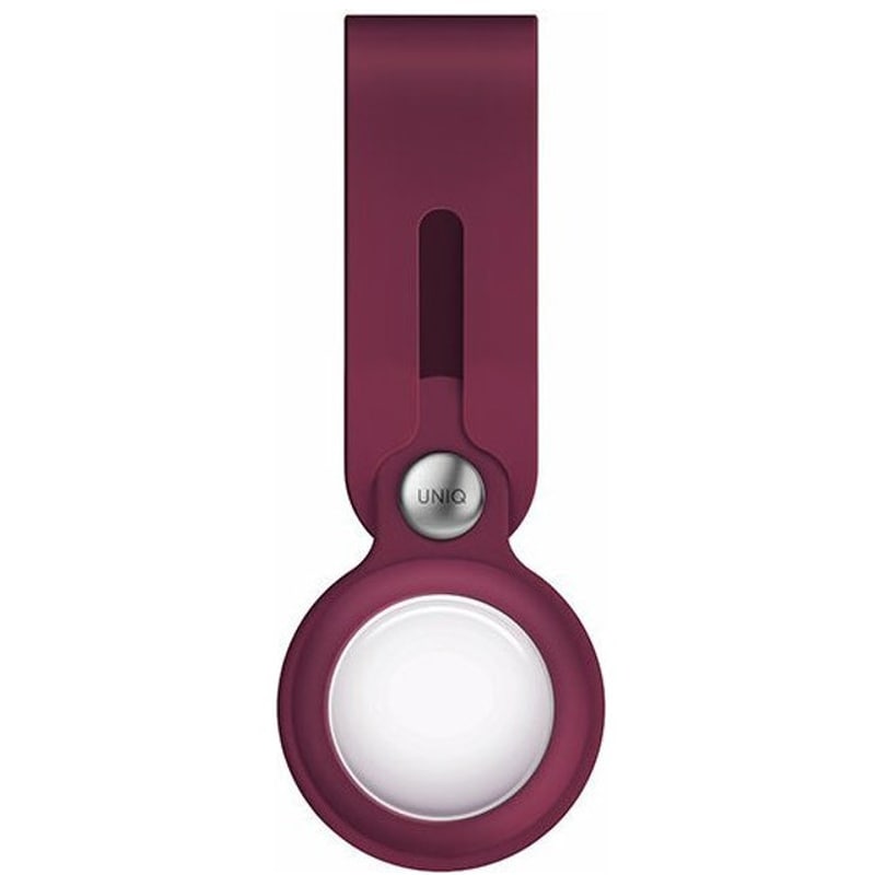 Θήκη Μπρελόκ Uniq Vencer Silicon Loop για Apple AirTag - Maroon