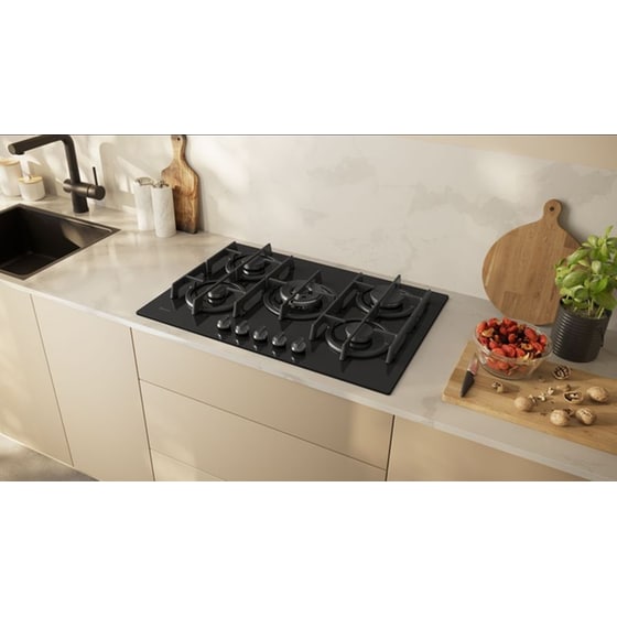 NEFF T27PIQ4S0 75 cm Μαύρο Εστία Αερίου Αυτόνομη image 3