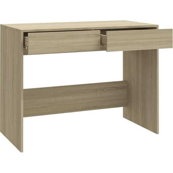 Γραφείο VidaXL από Επεξεργασμένο Ξύλο 101x50x76,5 cm - Sonoma Δρυς image 5