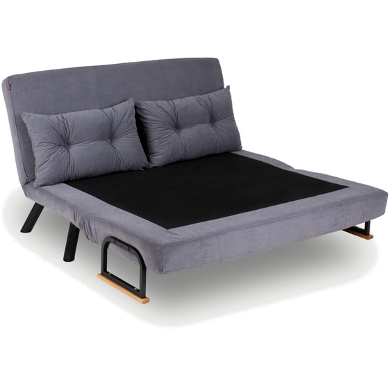 Διθέσιος Καναπές 24Mall Comfort 133x78 cm - Γκρι image 1