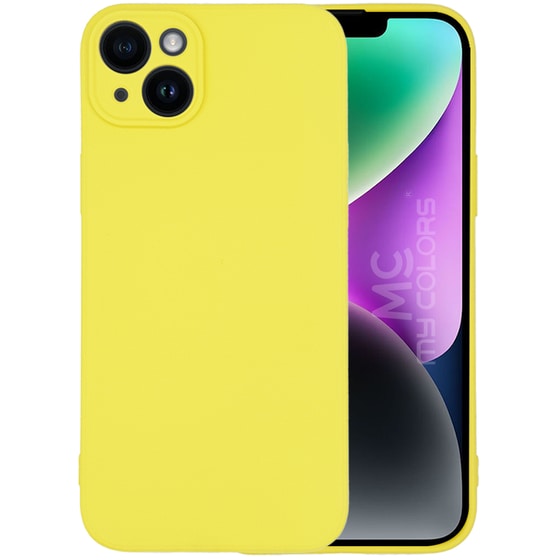 Θήκη Σιλικόνης Apple iPhone 14 Plus - My Colors - Κίτρινο image 0