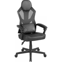 Καρέκλα Γραφείου/ Gaming 24Mall Krafton Pro από Ύφασμα Mesh - Μαύρο