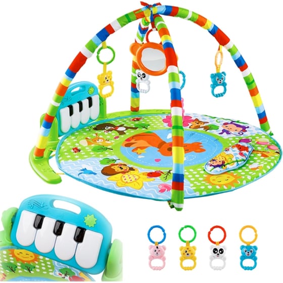 Moni Cangaroo Βρεφικό Γυμναστήριο Δραστηριοτήτων Baby Piano Boy image 3