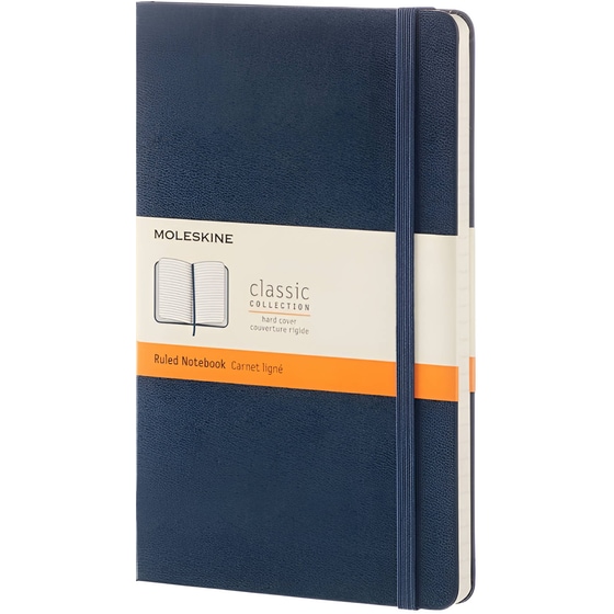 Σημειωματάριο Moleskine Large Ριγέ Saphire Blue (1 Τεμάχιο) image 0