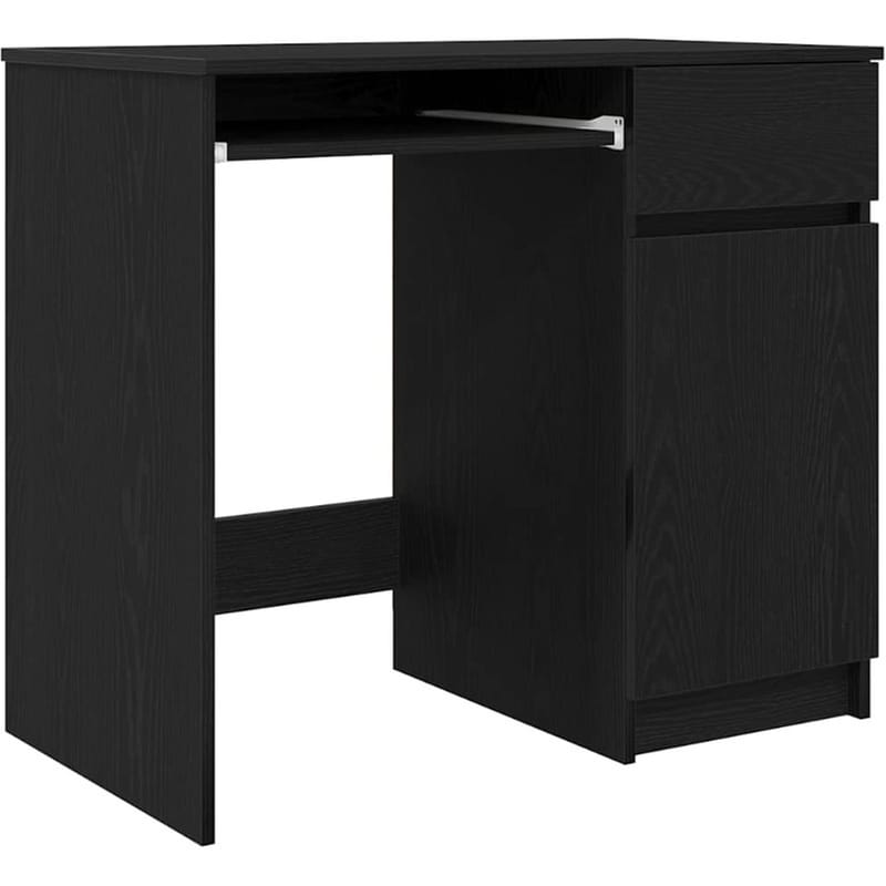 Γραφείο VidaXL από Επεξεργασμένο Ξύλο 86x49x76 cm - Μαύρη Δρυς