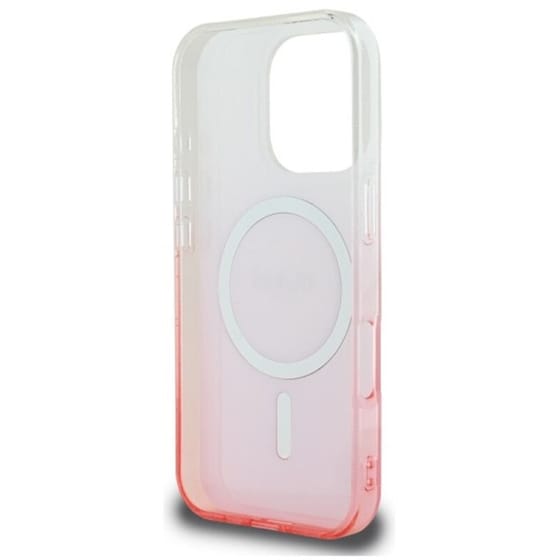 Θήκη Apple Iphone 16 Pro - Guess Glitter Gradient with Magsafe - Ροζ image 4