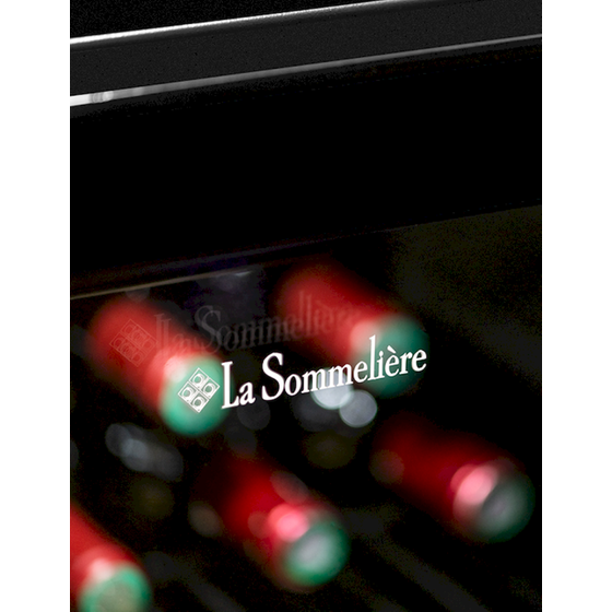 LA SOMMELIERE LS117BLACK για 121 Μπουκάλια Μαύρο Συντηρητής Κρασιών image 11
