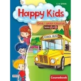 Happy Kids Junior A & B (One Year) Workbook  (+ Words & Grammar)