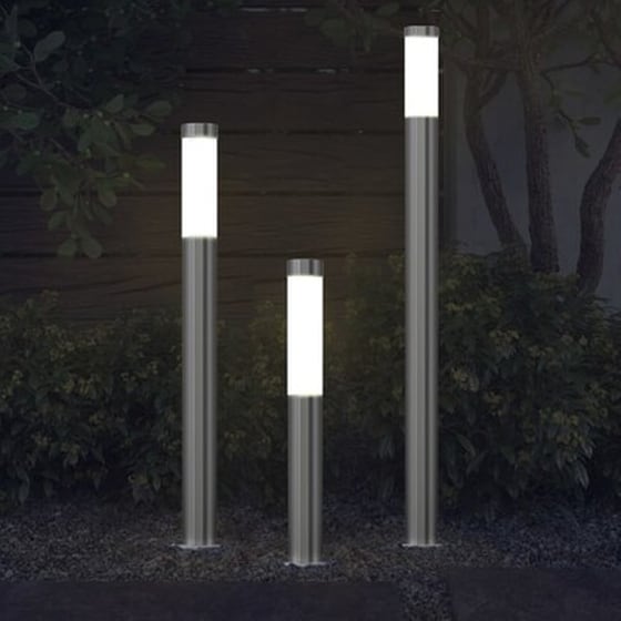 Vidaxl Σετ Φωτιστικά Κήπου Ανοξείδωτα 316 Ε27 230v 3τμχ image 4
