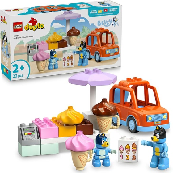 LEGO® DUPLO® Bluey Βόλτα για Παγωτό με τη Μπλούι (10458) image 6
