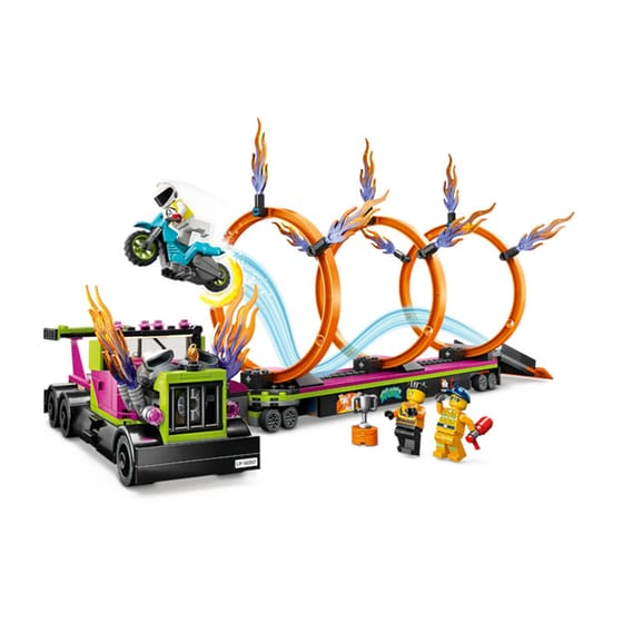 LEGO® City Stunt Truck & Ring of Fire Challenge (60357) image 3