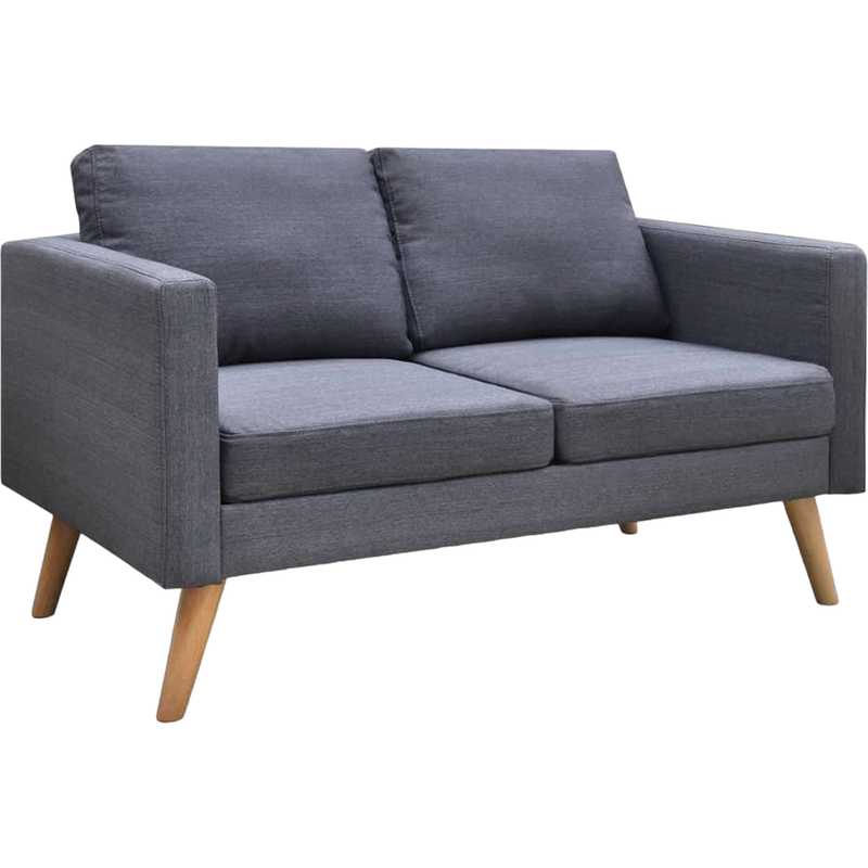 Διθέσιος Καναπές VidaXL 116x70cm - Σκούρο Γκρι