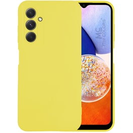 Θήκη Σιλικόνης Samsung Galaxy A14 -  My Colors - Κίτρινο