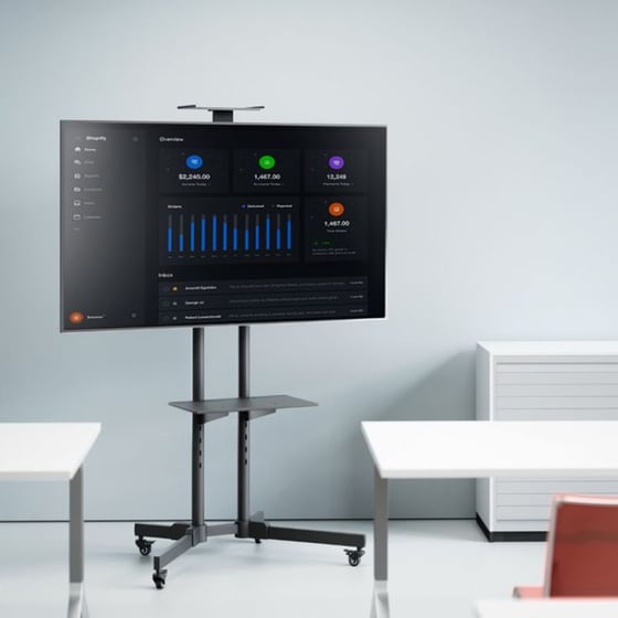 Βάση Τηλεόρασης Επιδαπέδια Akai ST3770 37’’- 70’’ έως 50kg image 5