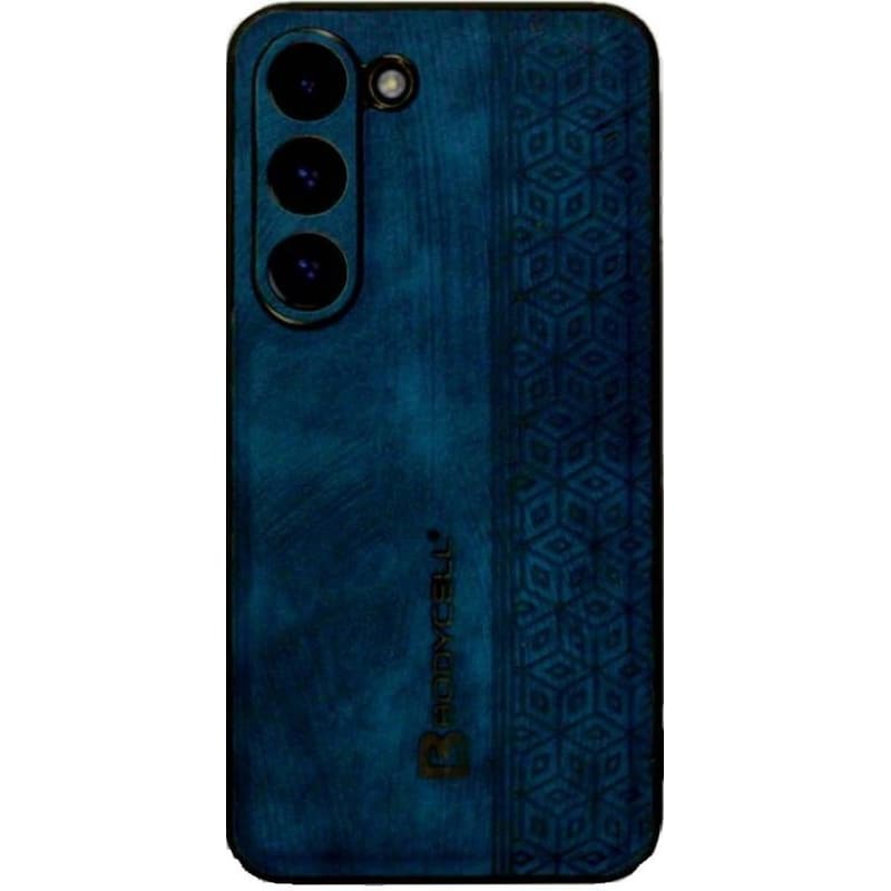 BODYCELL Θήκη Samsung Galaxy S23 - Bodycell Pattern Leather - Blue