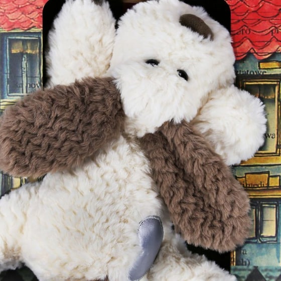 Λαμπάδα&nbsp;Synchronia&nbsp;Λούτρινο&nbsp;Σκυλάκι&nbsp;Heart&nbsp;Silver image 4