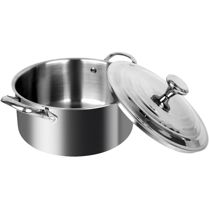 Κατσαρόλα CHEFFINGER CF-3PLYNC28 28 cm Inox