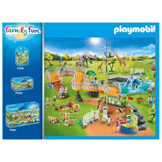 PLAYMOBIL® Family Fun Επέκταση Εξέδρας Μεγάλου Ζωολογικού Κήπου (70348) image 1