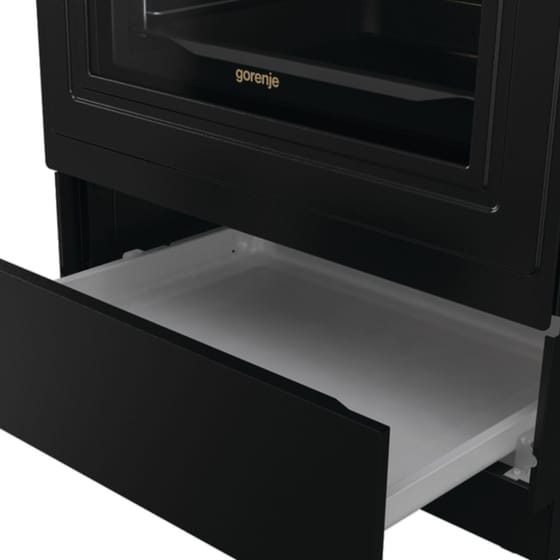 Ηλεκτρική Κουζίνα Κεραμική GORENJE GECS6B70CLB 71 lt Μαύρο image 5