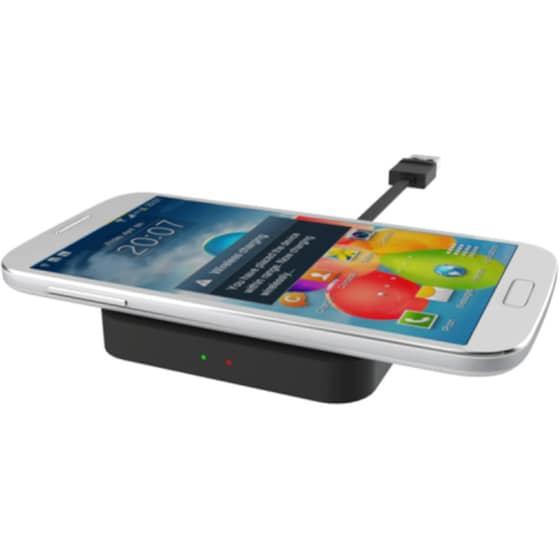 Ασύρματος Φορτιστής Oem f1-blk Mini Qi 1A Micro Usb  - Black image 2