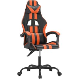 Καρέκλα Gaming VIDAXL 3143824 από Τεχνητό Δέρμα - Μαύρο