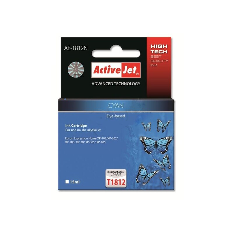 Συμβατό Epson T18XL Κυανό Μελάνι Εκτυπωτή AE-1812N