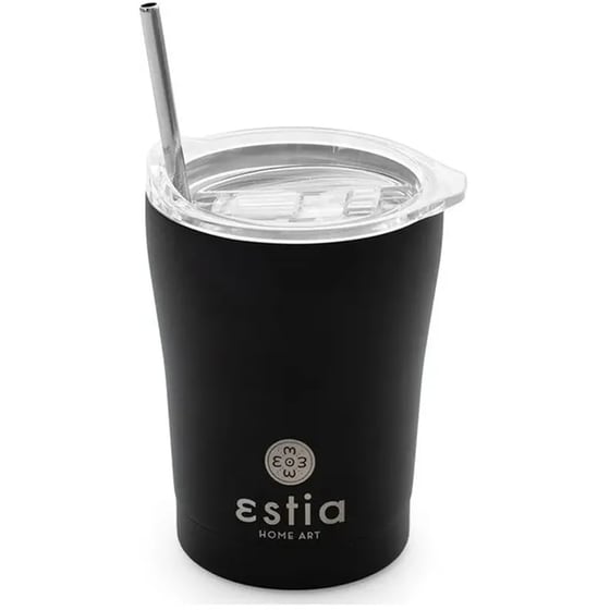 Ποτήρι Θερμός Estia Home Art Save The Aegean Midnight Black 350 ml image 1
