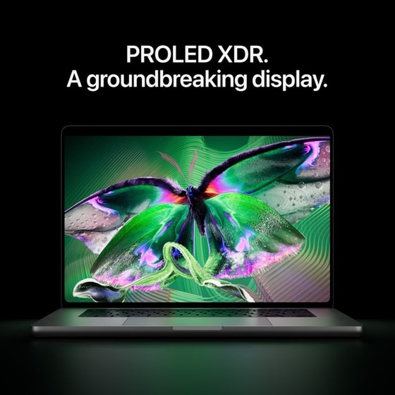 Apple Macbook Pro with PROLED XDR Touch 14" M5 Max Chip (Apple M5 Max 18 Cores/36GB/2TB SSD/32 Cores GPU/macOS) Space Black image 2