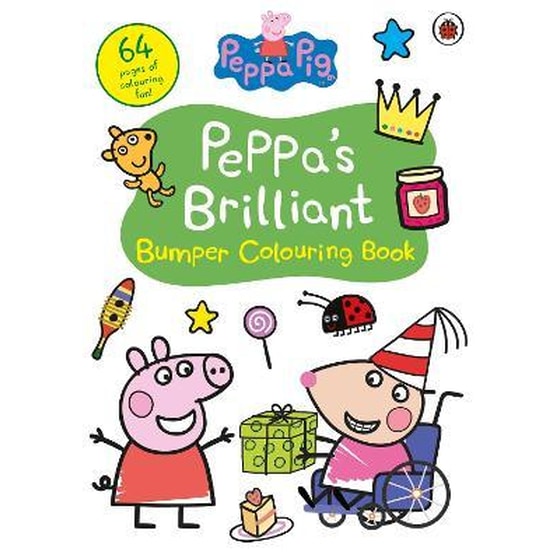 Peppa Pig: Peppa's Brilliant Bumper Colouring Book image 0