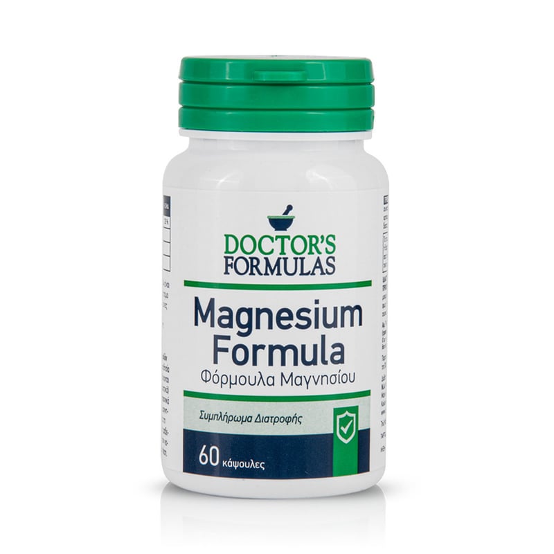 DOCTOR'S FORMULAS Συμπλήρωμα Διατροφής Doctors Formulas Magnesium Formula - 60 Δισκία