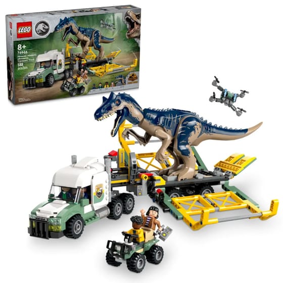 LEGO® Jurassic World Dinosaur Missions: Allosaurus Transport Truck (76966) image 4