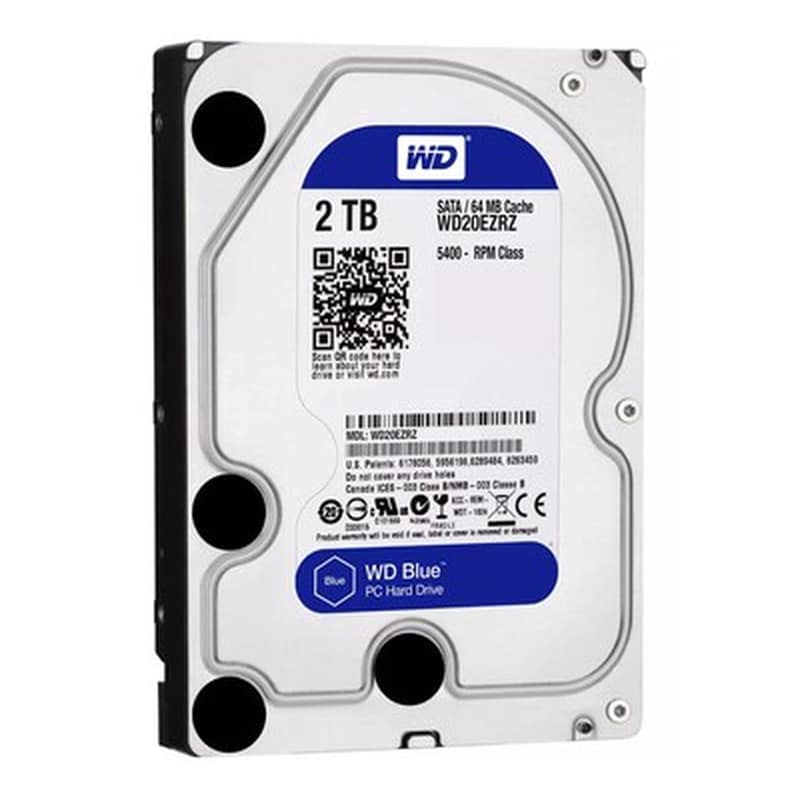 WD Εσωτερικός Δίσκος HDD WESTERN DIGITAL Blue WD20EZBX 3.5 SATA - 256MB 2TB Desktop