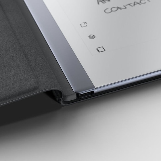 Θήκη Tablet reMarkable RM312 - reMarkable 2 Premium Leather Book Folio for your Paper Tablet - Black image 1