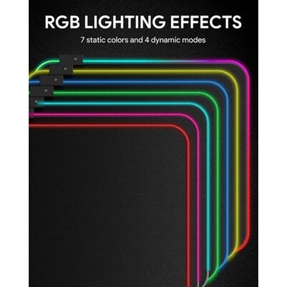 Aukey KM-P8 Gaming Mouse Pad Large 450mm - Μαύρο image 2