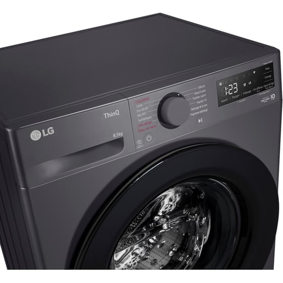 LG F2WV308S6AB Slim με Direct Drive Μοτέρ 8.5 kg 1.200 Στροφές Ανθρακί Πλυντήριο Ρούχων image 3