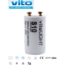 Στάρτερ Φθορίου S10 4-65w 220-240v Vito