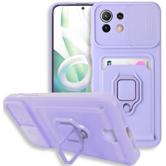 Θήκη Xiaomi Mi 11 Lite - Bodycell Multifunction - Μωβ image 0