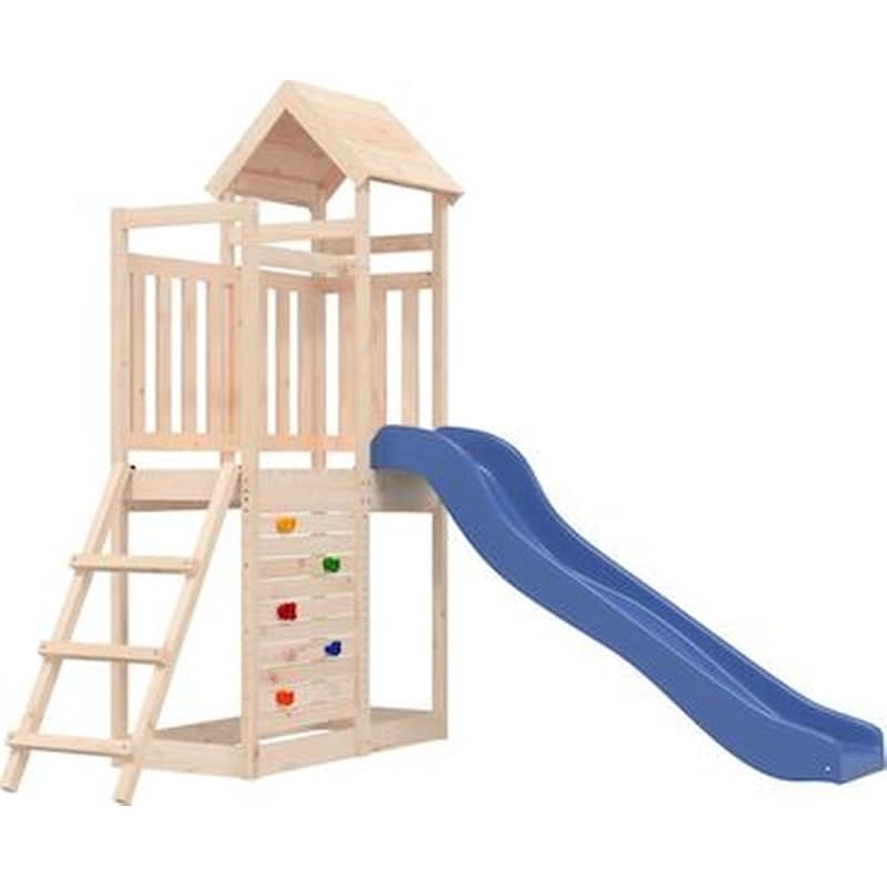 VidaXL Παιδική Χαρά Εξωτερικού Χώρου από Μασίφ Ξύλο Πεύκου VIDAXL