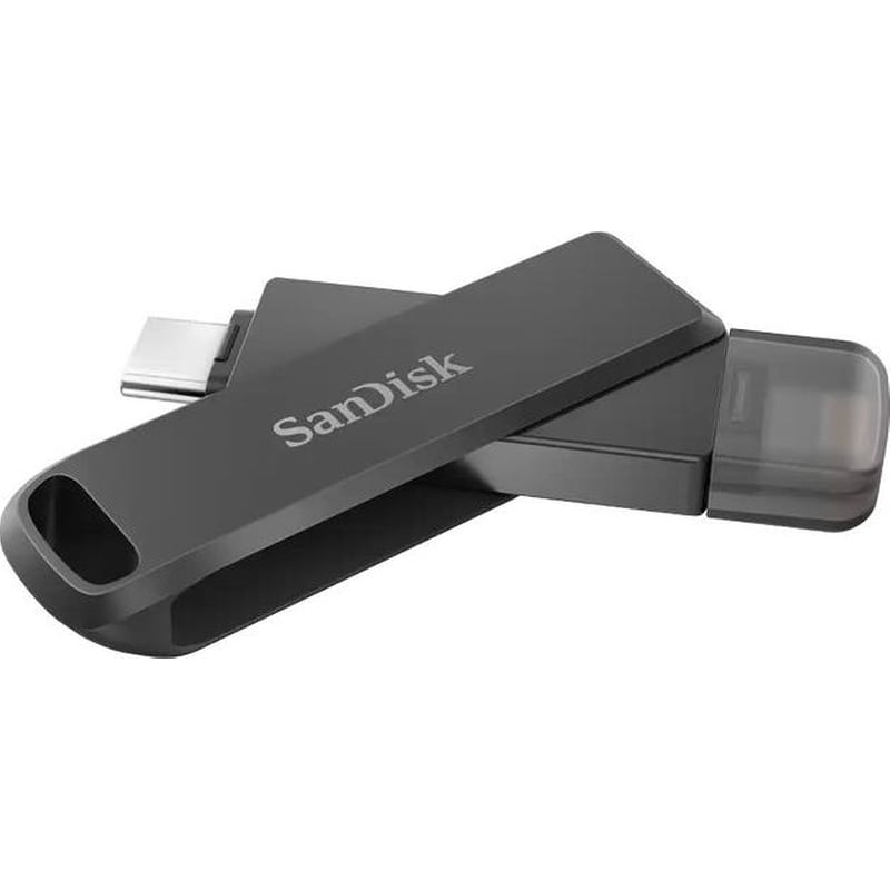 SANDISK SanDisk SanDisk iXpand Flash Drive Luxe 64GB USB 3.1 with USB-C Connection - Γκρι