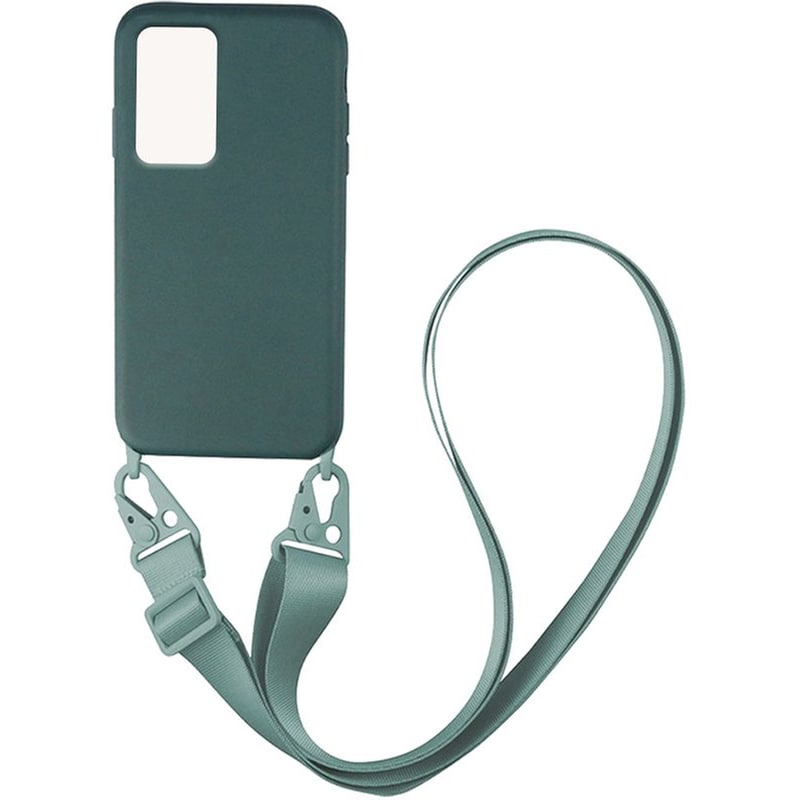Θήκη Xiaomi Redmi Note 11 Pro 4G/Redmi Note 11 Pro 5G/Redmi Note 12 Pro 4G - Sonique Carryhang Liquid Silicone Strap - Πράσινο Σκούρο