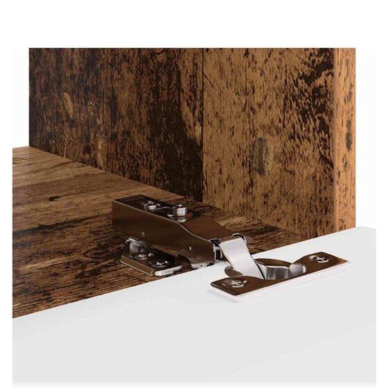 Έπιπλο Τηλεόρασης VidaXL Επιτοίχιο 2 τμχ 39 x 31 x 29,5 cm - Παλαιωμένο Ξύλο image 9