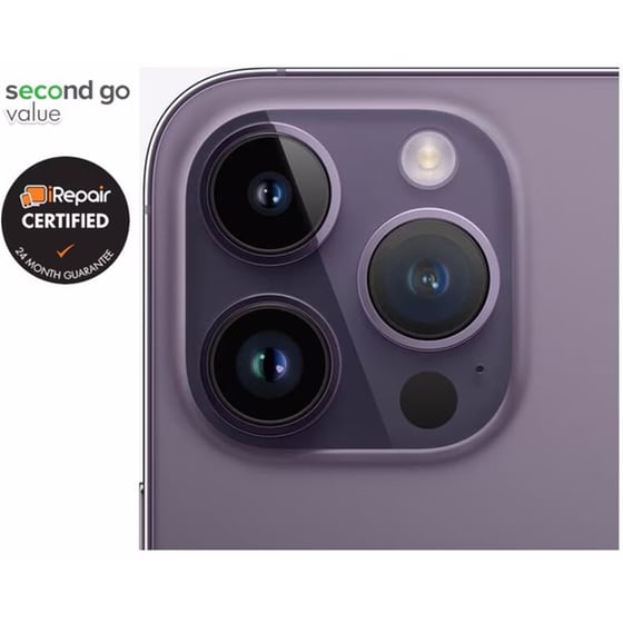 Μεταχειρισμένο Apple iPhone 14 Pro 256GB Deep Purple second go Certified by iRepair image 5