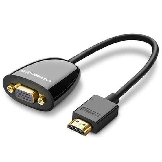 Ugreen Unidirectional Hdmi (male) Do Vga (female) Cable Adapter Fhd Black (mm105 40253) image 0