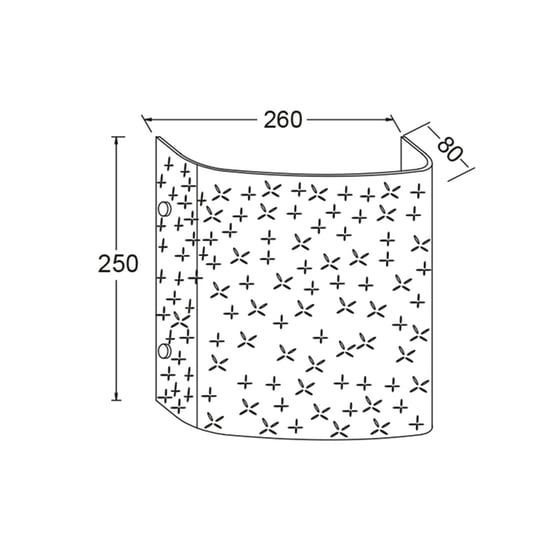 Απλίκα Τοίχου Aca Scilla Dl0831rc Μεταλλική 26x8x25 cm - Ασημί/Λευκή image 1