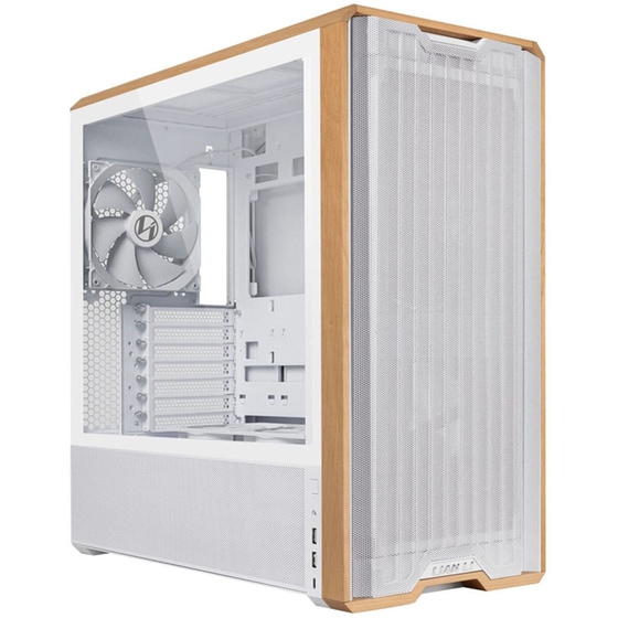 Κουτί Desktop Lian Li Lancool 217 Gaming Midi Tower με Πλαϊνό Παράθυρο - White image 1